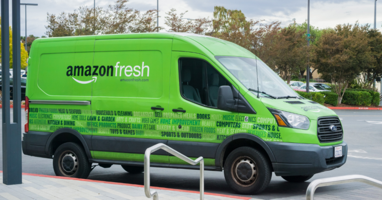 Amazon Fresh truck