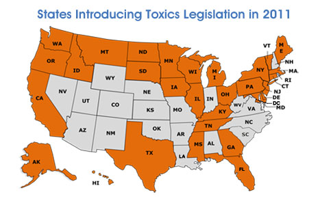 States Introducing Toxics Legislation in 2011