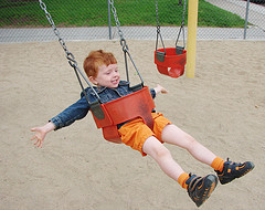 Kid on Swing