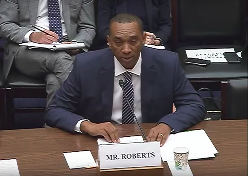 Dary Roberts testifies before Congress